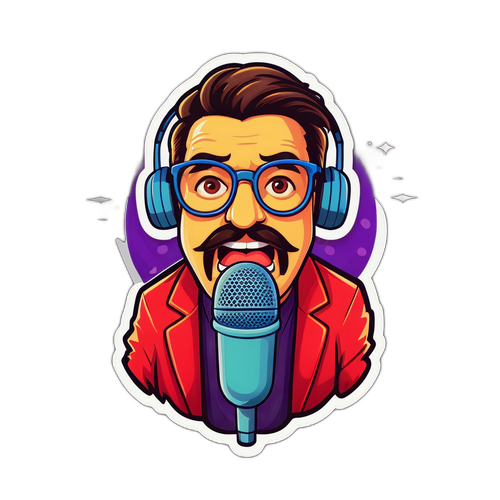 Смішний наліпка з персонажем, який стає популярним через Twitch