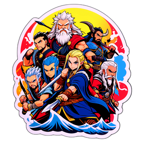 Adesivo da Temporada 3 de Record of Ragnarok