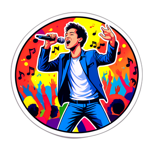 ש sticker: שai Dekel Chen על הבמה