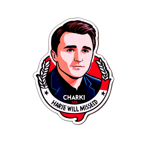 Obituaries-Aufkleber für Charlie Kirk