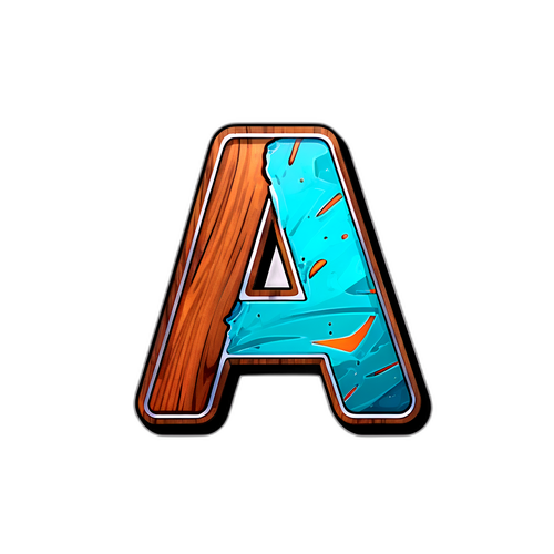 Isang Sining na Representasyon ng Titik 'A'