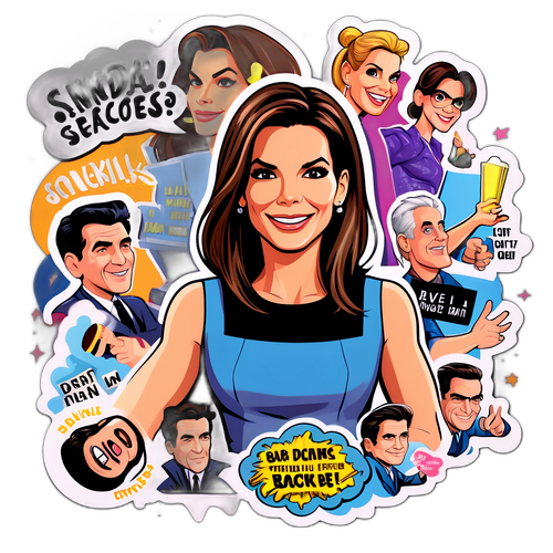 Versione cartonesca di Sandra Bullock