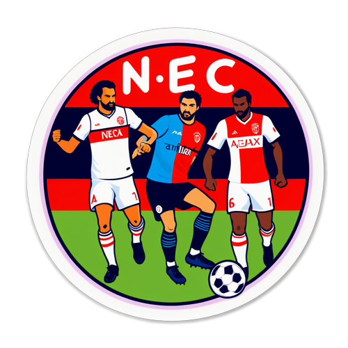 NEC tegen Ajax Sticker