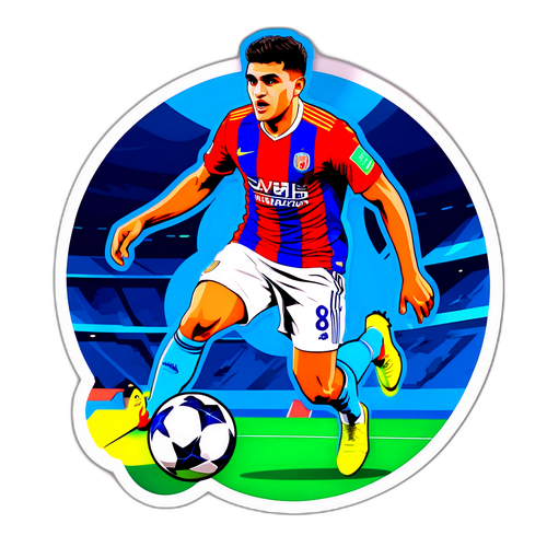 Mohamed Elyounoussi Dribbling Sticker