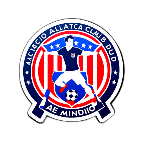 Autocollant du logo du Club Atlético de Madrid