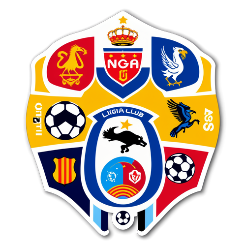 Autocollant des clubs emblématiques de la Liga Nos