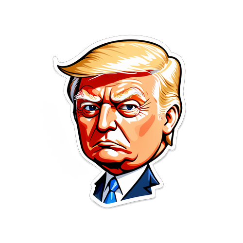 Sticker für Donald Trump