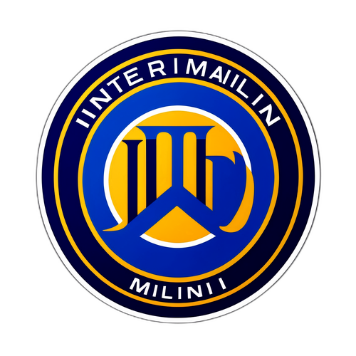 Inter Milans stilige klistremerke