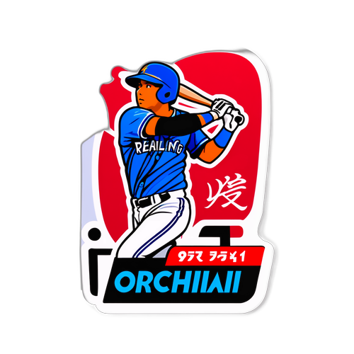 大ちゃんバッティングシーンステッカー