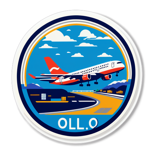 Sticker av Oslo lufthavn