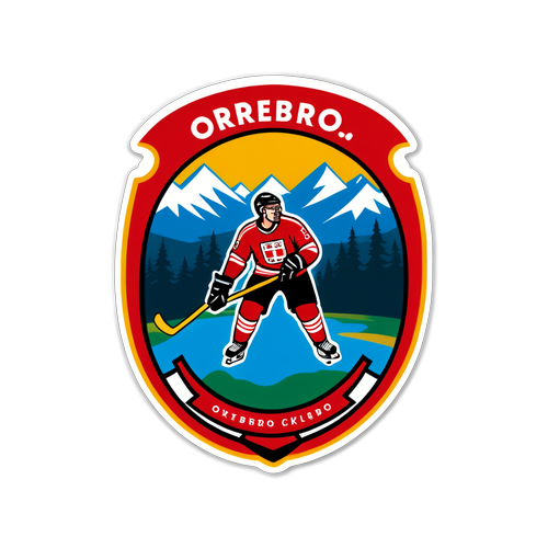 Örebro Hockey: En Fantastisk Sticker med Vår Underbara Landskap!