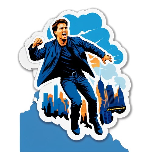 Andito Na! Ang Sticker ni Tom Cruise na Gumagalaw sa Aksyong Puno ng Adrenalina!