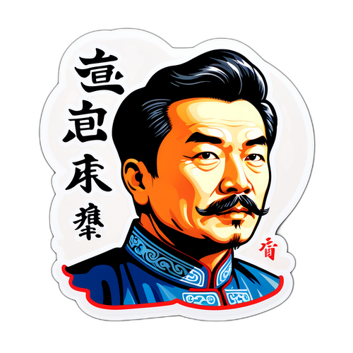 毛背心与鲁迅元素的怀旧设计