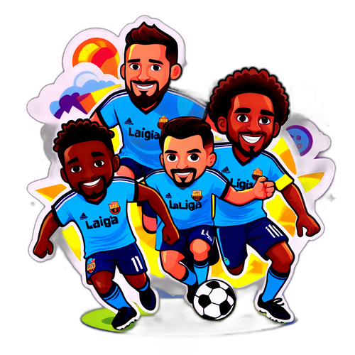 Wachezaji Wakuu wa La Liga Wakiwa kwenye Mchezo