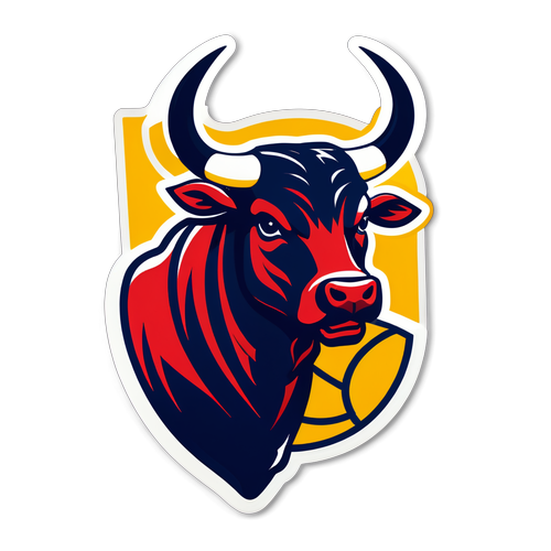 Sticker na Sumisimbolo sa Laban ng Bulls at Pacers