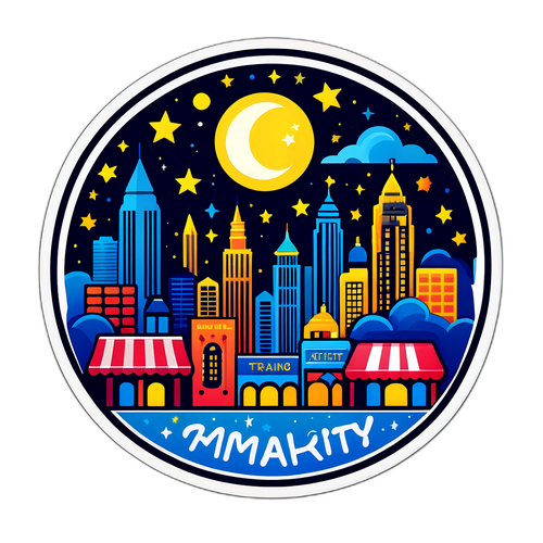 夜間交易貼紙設計