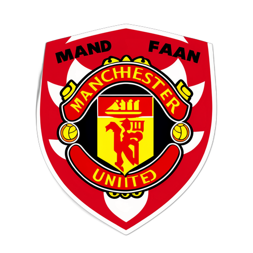 Sticker dla fana Manchester United