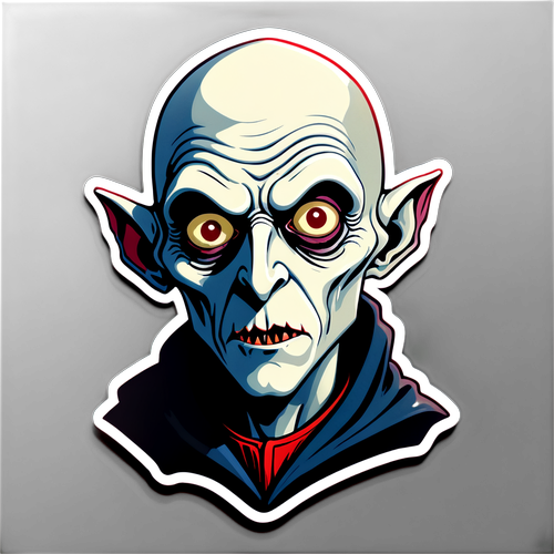 Creepy Nosferatu Sticker