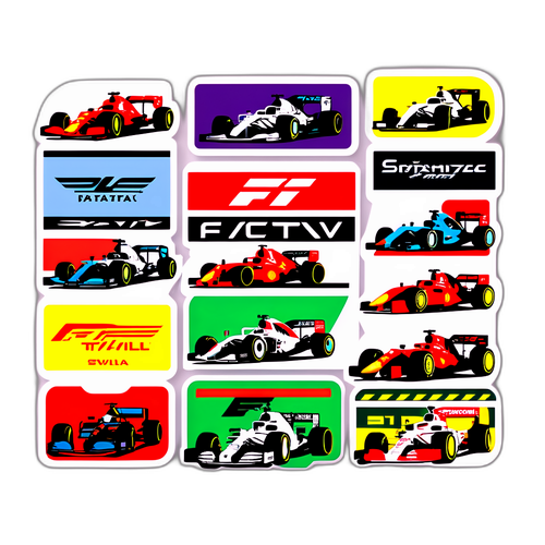 F1 TV Seizoen Sticker