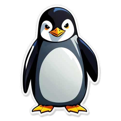 Meet the Ultimate Tactical War Penguin: Cuteness Meets Courage in This Epic Design!