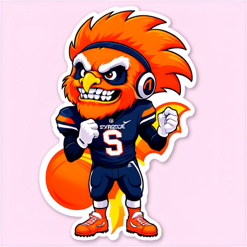 Unleash Your Passion: Syracuse Football's 'Orange Pride!' Sticker Will Ignite Your Spirit!