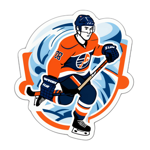 Dynamic Hockey Clash Sticker