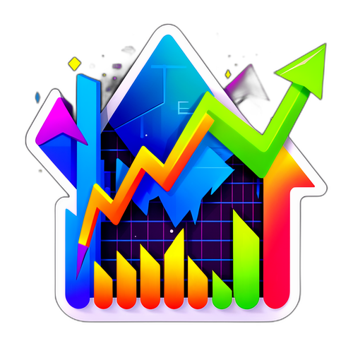 Vibrant Aksjemarked Diagram