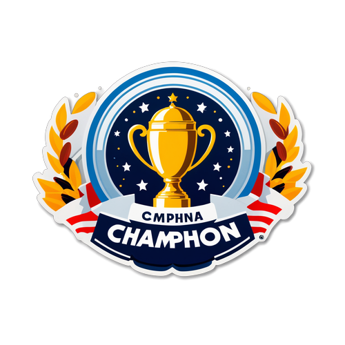 M6 Champion Sticker