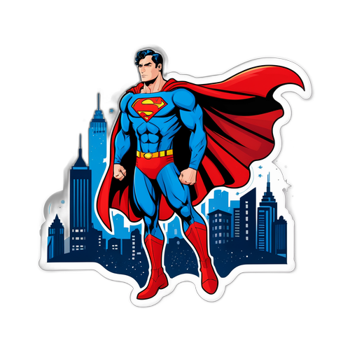 Matapang na Superman Sticker