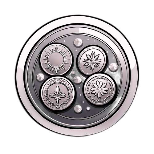 Thiết kế nhãn dán biểu tượng giá bạc