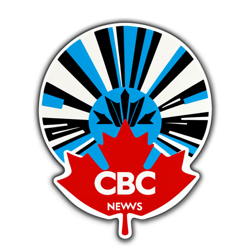 CBC News Artistic Representation Sticker