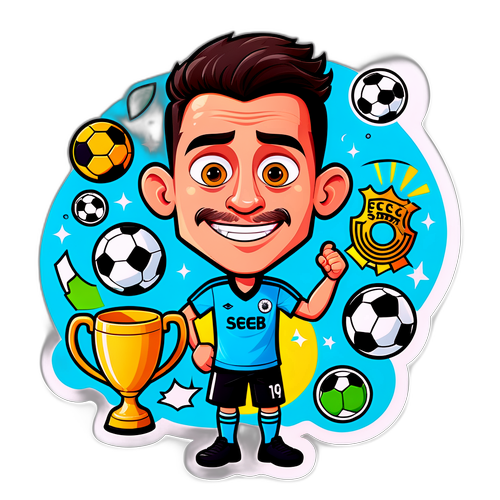 Versi Kartun Lucu Benjamin Sesko