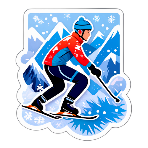冰雪主題貼紙