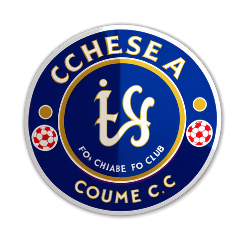 Bold Chelsea FC Sticker