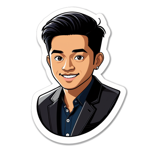 Stiker Minimalis Rizky Ridho
