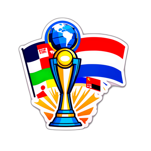 Design élégant de la Coupe du Monde de la FIFA