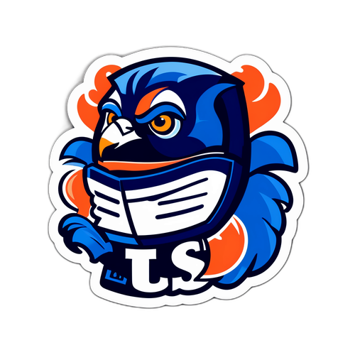 Stiker Unik Logo Universiti Illinois Springfield