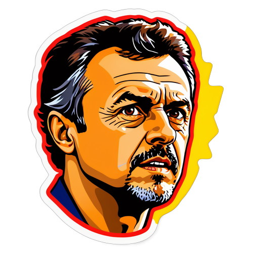 Luis Enrique dengan Garisan Aksi dan Warna Elektrik