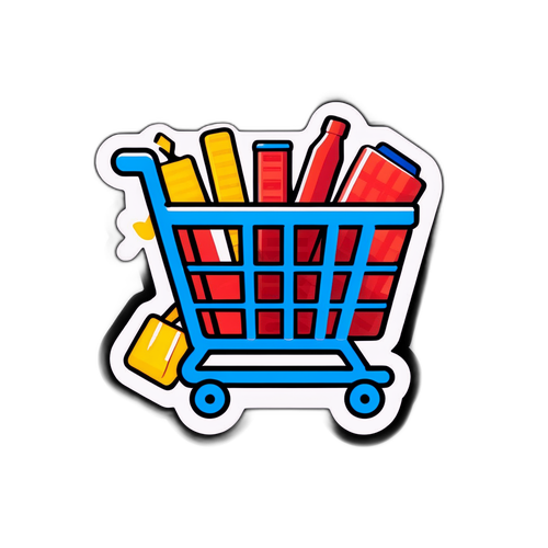 Alışveriş Sepeti Sticker'ı