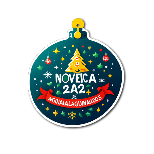 Sticker de la Novena de Aguinaldos 2024