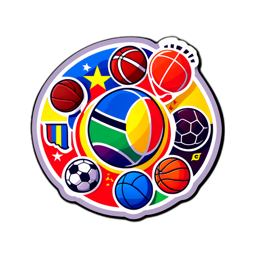 Design vibrant care evidențiază diversitatea sportivă în România