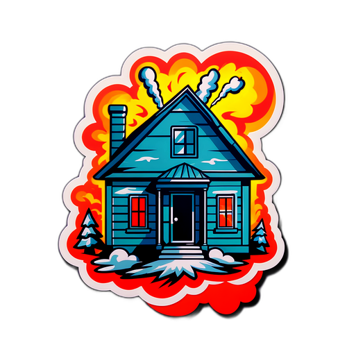 Intrigadong Sticker ng Bahay na Gawa sa Dinamita