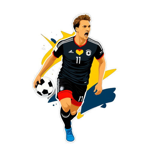 Dynamisches Sticker für die Handball-Nationalmannschaft Deutschland