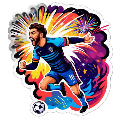 Stiker Kemeriahan Gol Vangelis Pavlidis