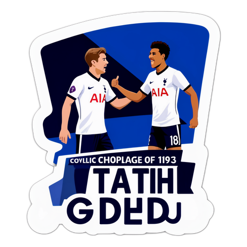 สติ๊กเกอร์แสดงคะแนนการแข่งขันระหว่างทอตนัมฮอตสเปอร์กับโคเปนเฮเกน