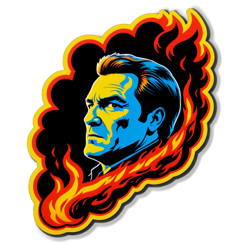 Dihidupkan Kembali! Stiker 'Man on Fire' yang Menggugah Emosi dan Memorable!