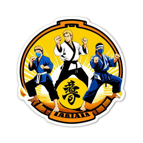 Ang Pagsasanay at Pagtatapos ng Cobrakai: Isang Inspirasyong Sticker Mula sa Season 6!