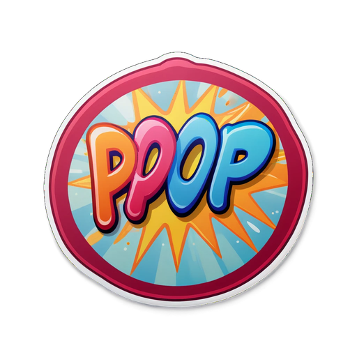 Colorful Pop Sticker