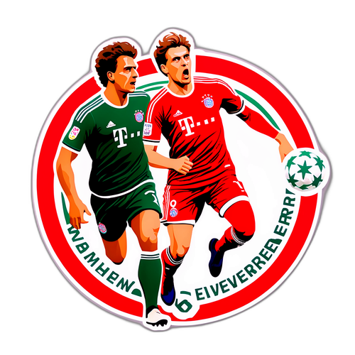 Динамічний шедевр, присвячений класичному матчеві між Баварією та Вердером