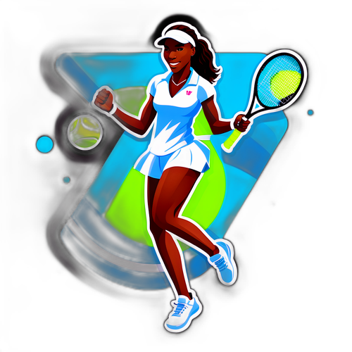 Venus Williams Sporty Sticker